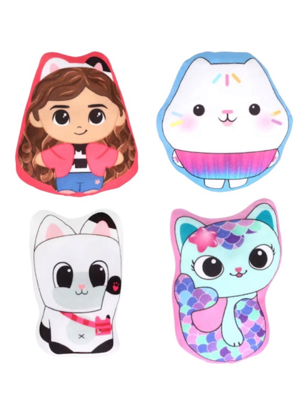 Gabby's Dollhouse Plush Pillow Toy Set